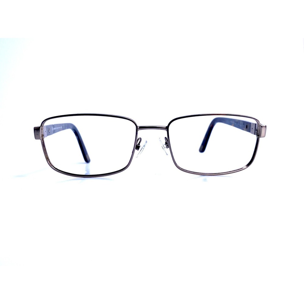 Versace Gold Metal Rectangular Glasses Tortoise Temples Italy MOD 1155 55 17 140